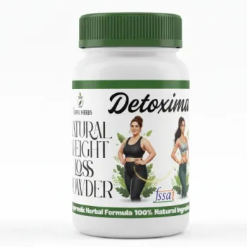 Detoxima Herbal Weight Loss Powder – 100% Natural Ayurvedic Fat Burner for Men & Women