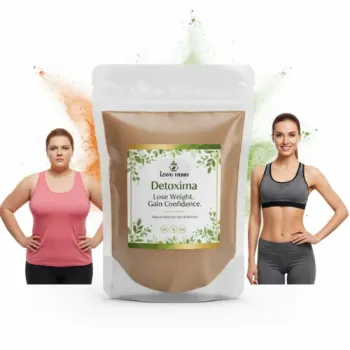 Detoxima Herbal Weight Loss Powder – 100% Natural Ayurvedic Fat Burner for Men & Women