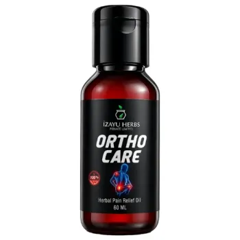 Ortho Care Herbal Pain Relief Oil – 100% Ayurvedic Formula for Joint & Muscle Pain Relief