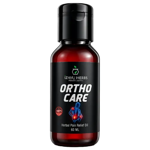 Ortho Care Herbal Pain Relief Oil – 100% Ayurvedic Formula for Joint & Muscle Pain Relief